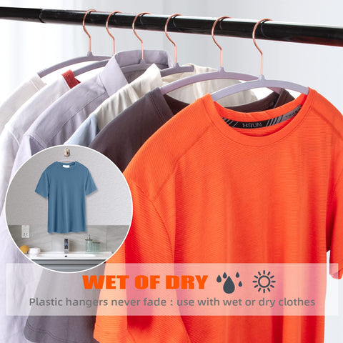 OIKA hangers suit dress shirts, blazers, and knitwear