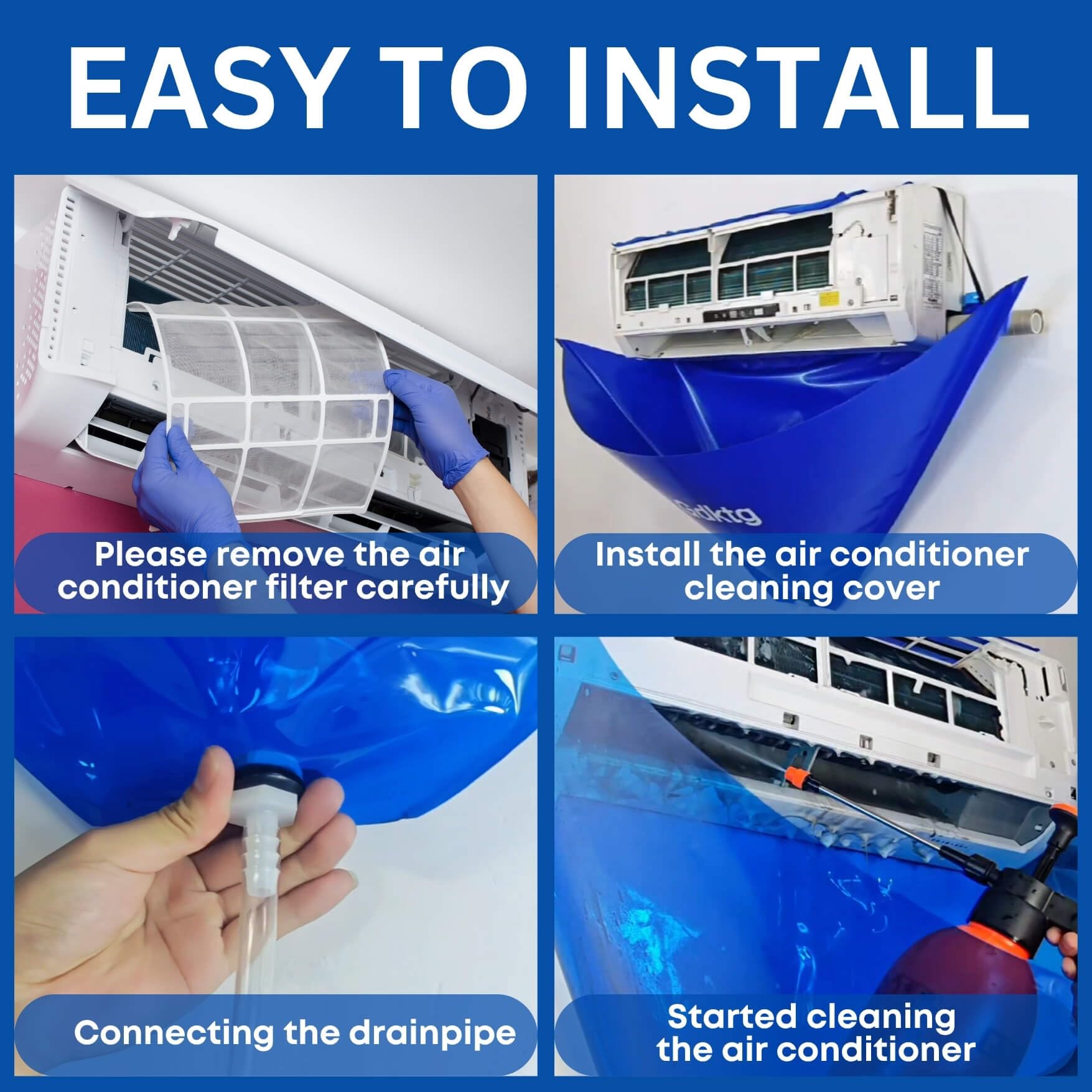 Oiktylr support clamps and towel stabilizing during maintenance