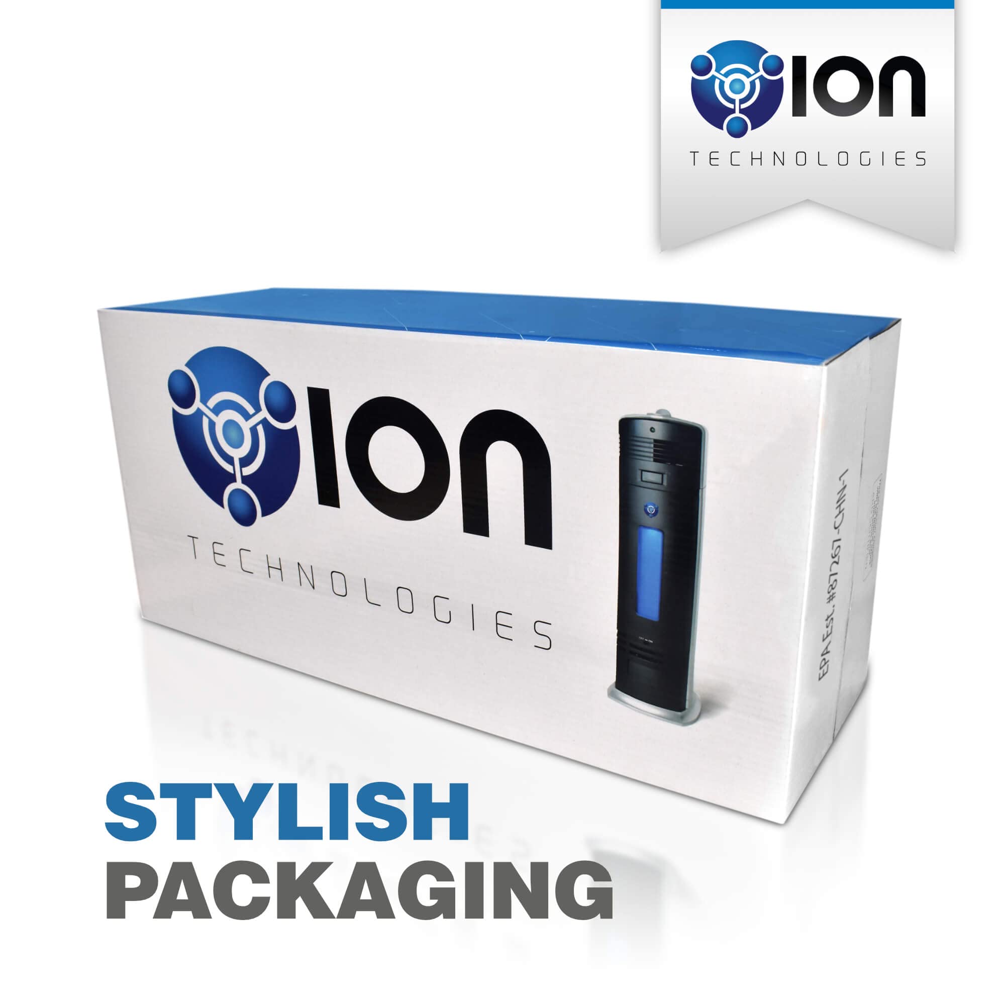 OION B-1000 carbon filtration highlights odor reduction in occupied spaces.