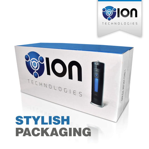 OION B-1000 carbon filtration highlights odor reduction in occupied spaces.