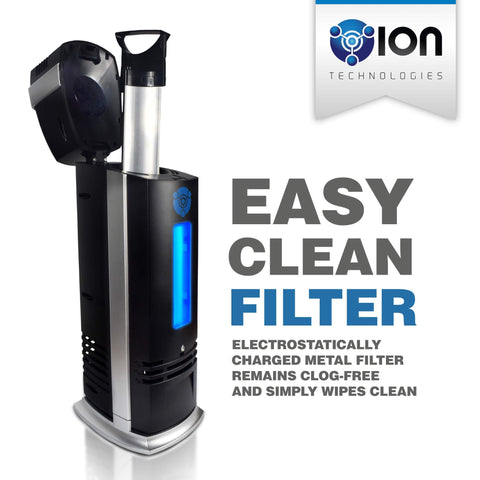 OION B-1000 whisper-quiet fan operates without disturbance at night.