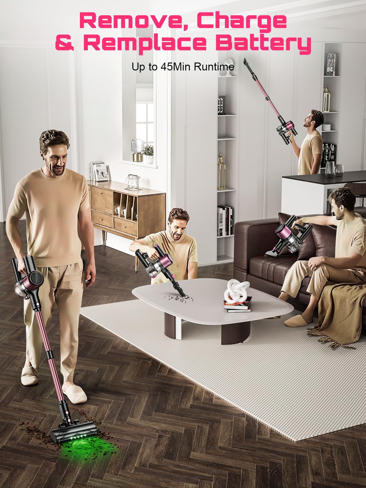 OIRFND 6-stage filtration helps reduce fine dust in the air.