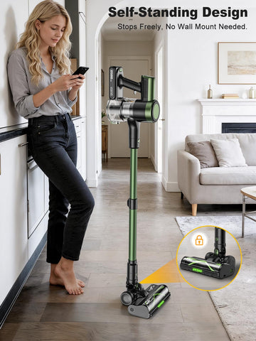 OIRFND cordless vacuum delivering up to 50 minutes of runtime