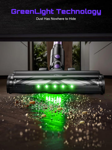 OIRFND smart LED display shows real-time status while cleaning