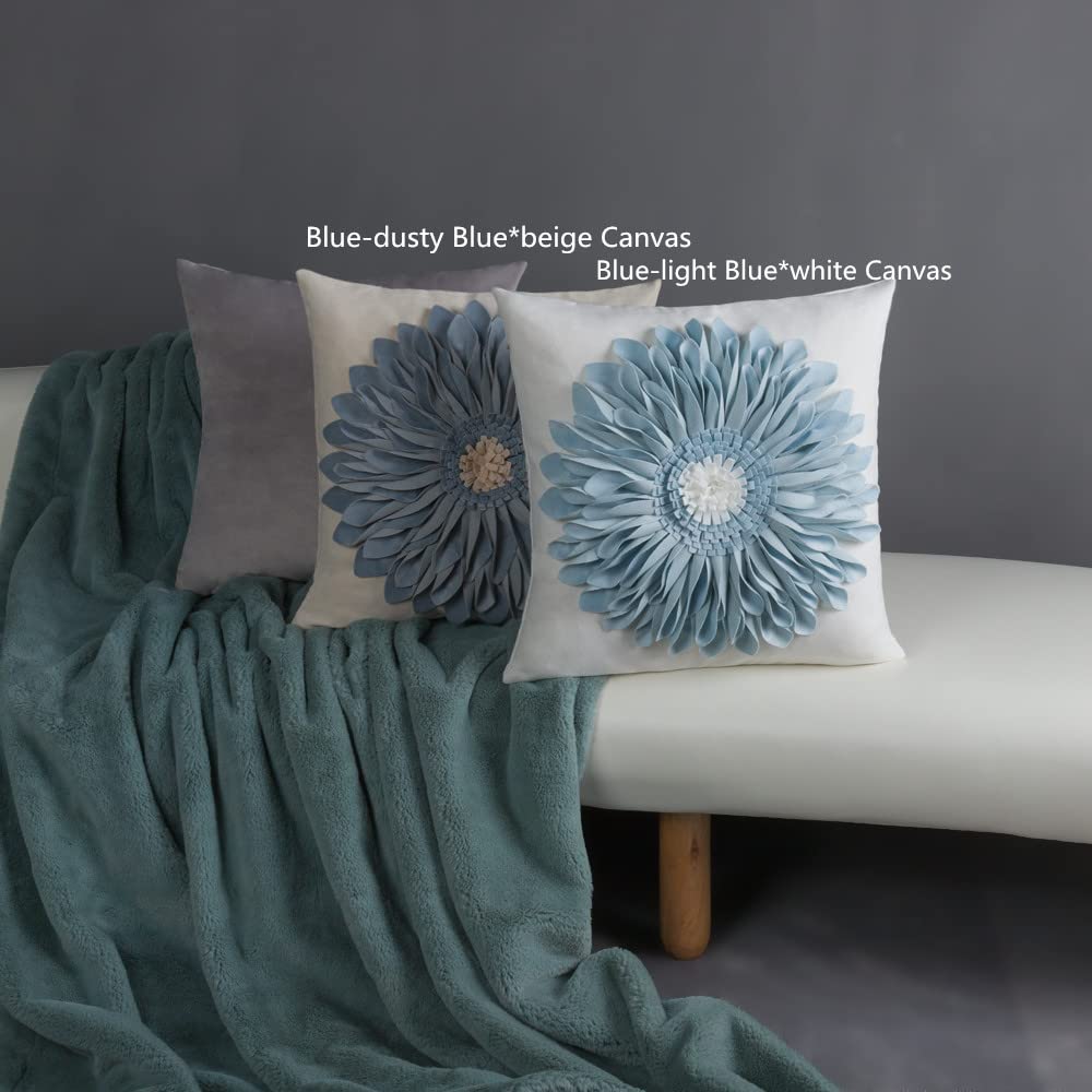 OiseauVoler pillow cover on bed creates cozy bedroom accent