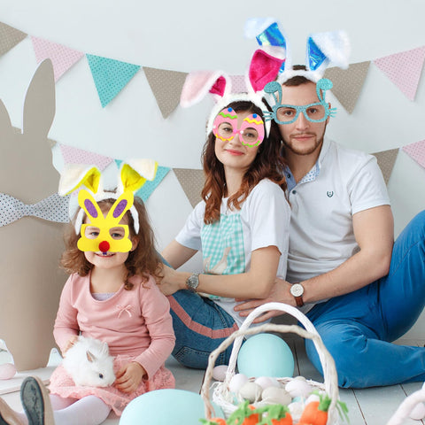 Oiuros photo prop set assembled for festive Easter moments