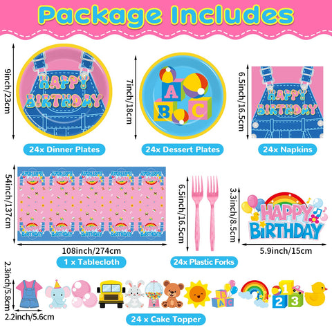 OjustBeOK cartoon teacher dessert plates 7-inch add playful bites.