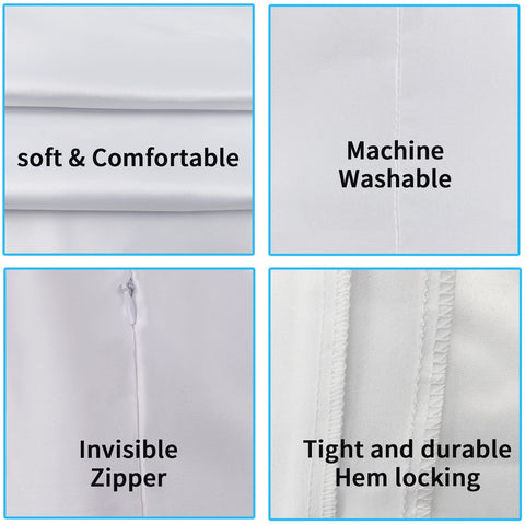 OKBA satin pillow case ready for machine washing and easy care.