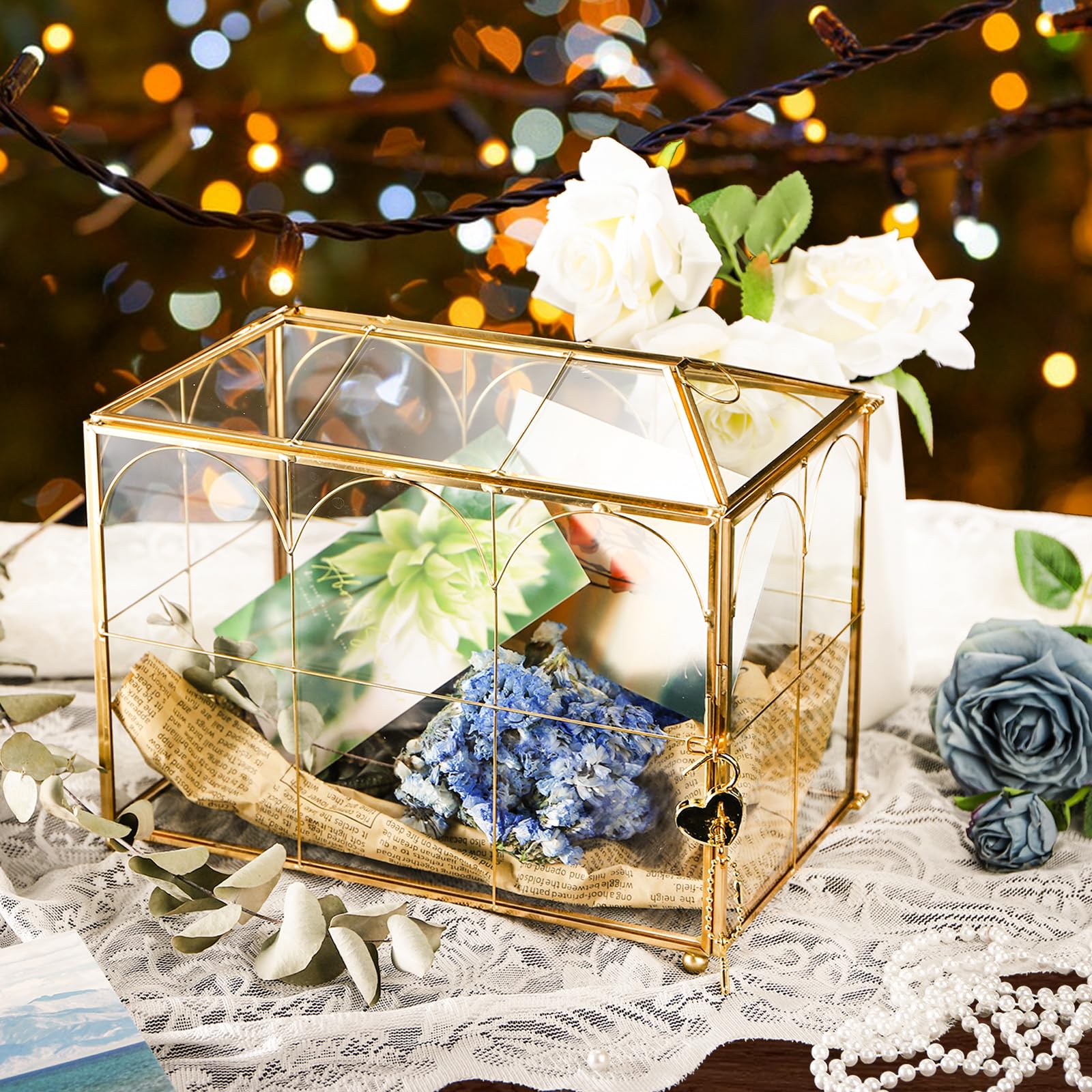 Okllen card box holds up to 150 four-by-six cards