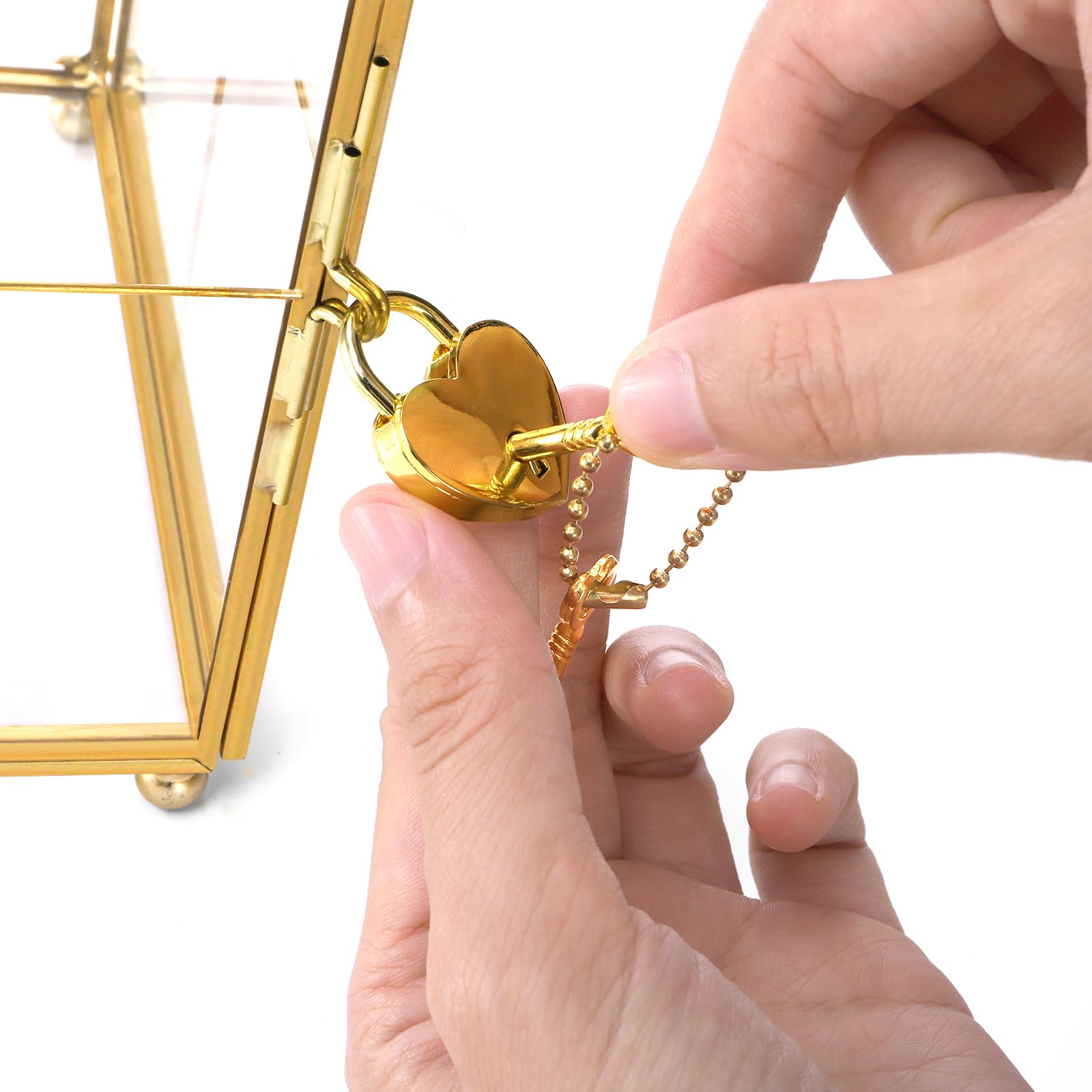 Okllen gold-brass side frame enhances durability and premium look