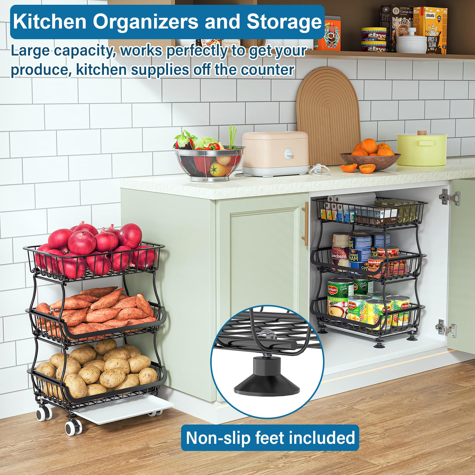 OKZEST quick snap-together design simplifies setup.