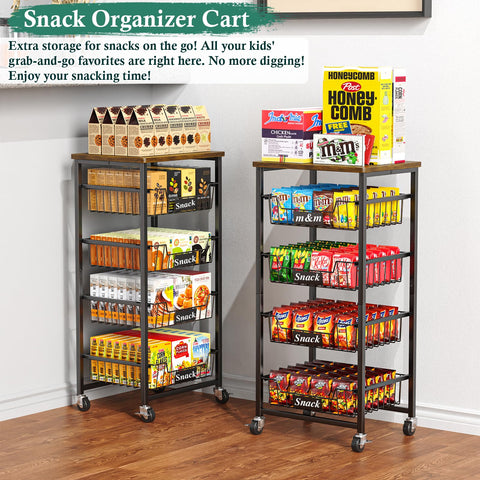 OKZEST rolling wheels offer smooth mobility around compact kitchens.