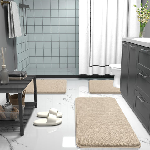 OLANLY quick-dry, absorbent mat ideal for post-shower use