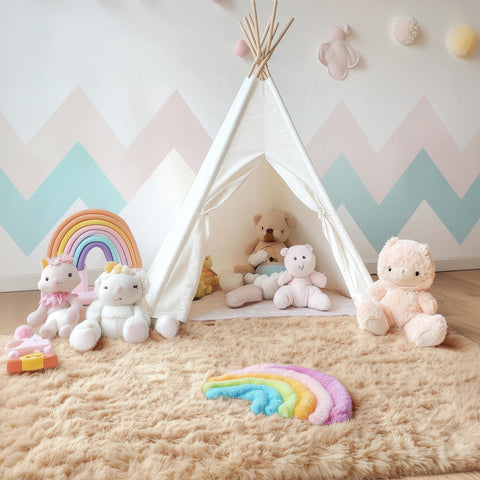 OLANLY area rug kids-pets-friendly-polyester offers a soft play surface