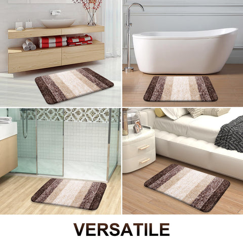 OLANLY bath mat 36x24 machine washable design for easy cleaning and care.