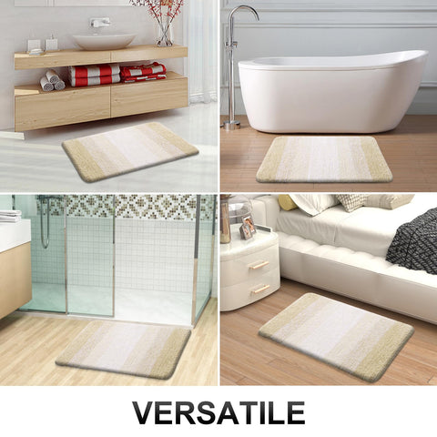 OLANLY bathroom decor mat complements sinks and showers.
