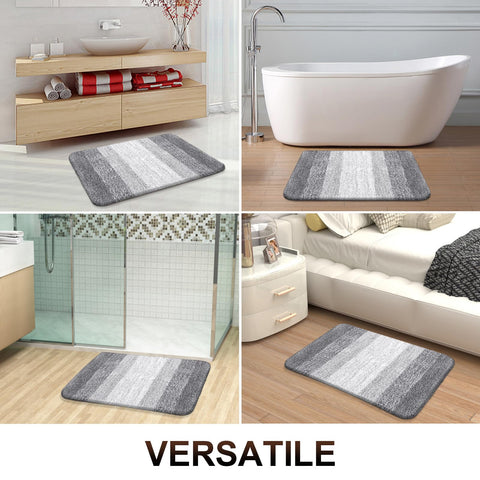 OLANLY bath mat coordinates with lids contour rugs and shower curtains.