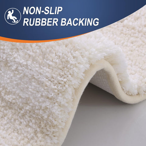 OLANLY bath mat is machine washable for easy cleaning.