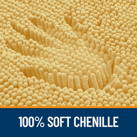 OLANLY bath mat quick-dry-fabric dries fast after showers