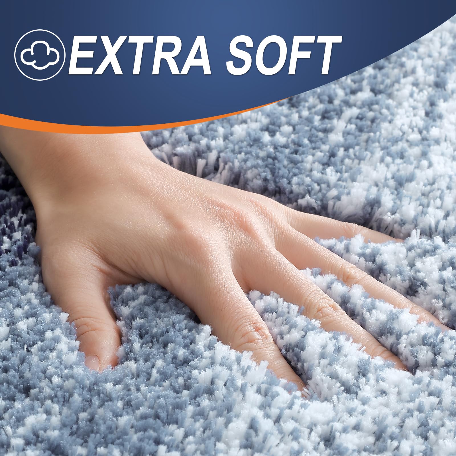 OLANLY bath mat rubber backing detail demonstrating non-slip stability