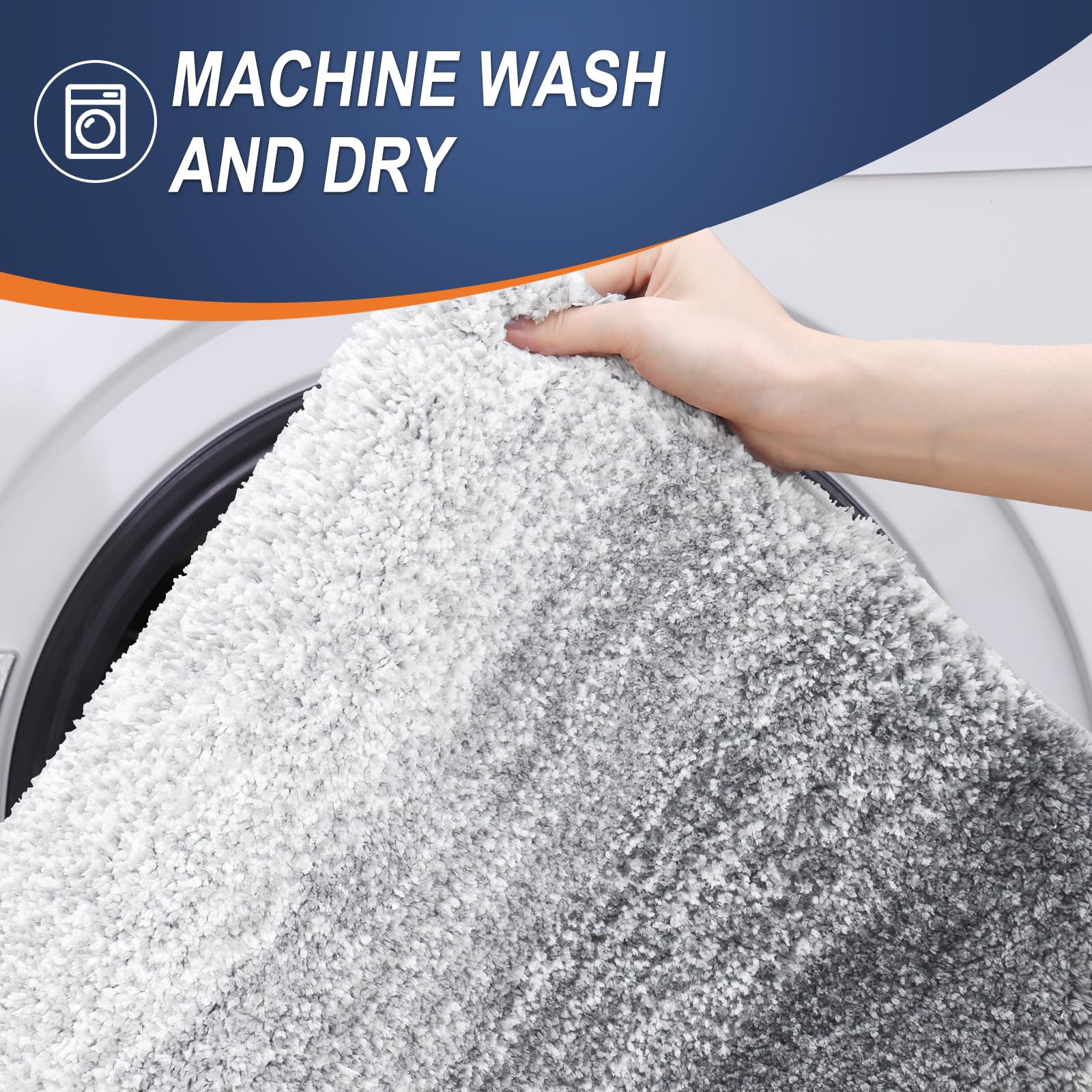 OLANLY bath mat versatile for tub, shower, or sink area.