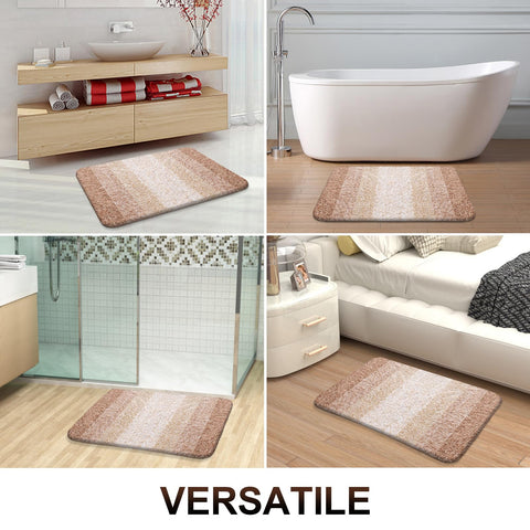 OLANLY bath rug decor-matching-collection completes bathroom style.
