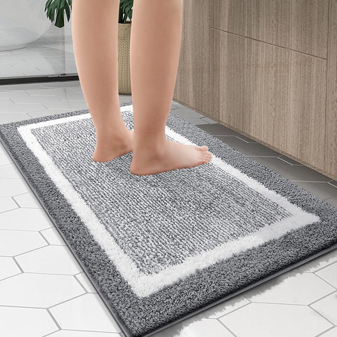 OLANLY durable bath rug withstands frequent washing