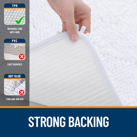 OLANLY versatile rug for in front of sink or vanity.
