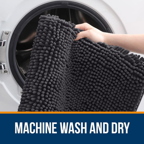 OLANLY rug is machine washable for easy care and color retention