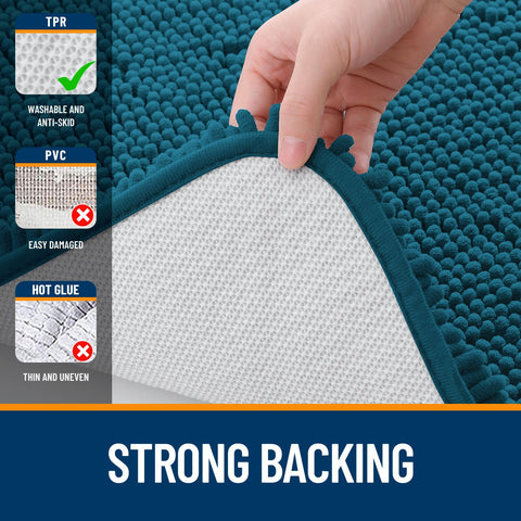 OLANLY Machine-washable bath rug stays fresh through many washes.