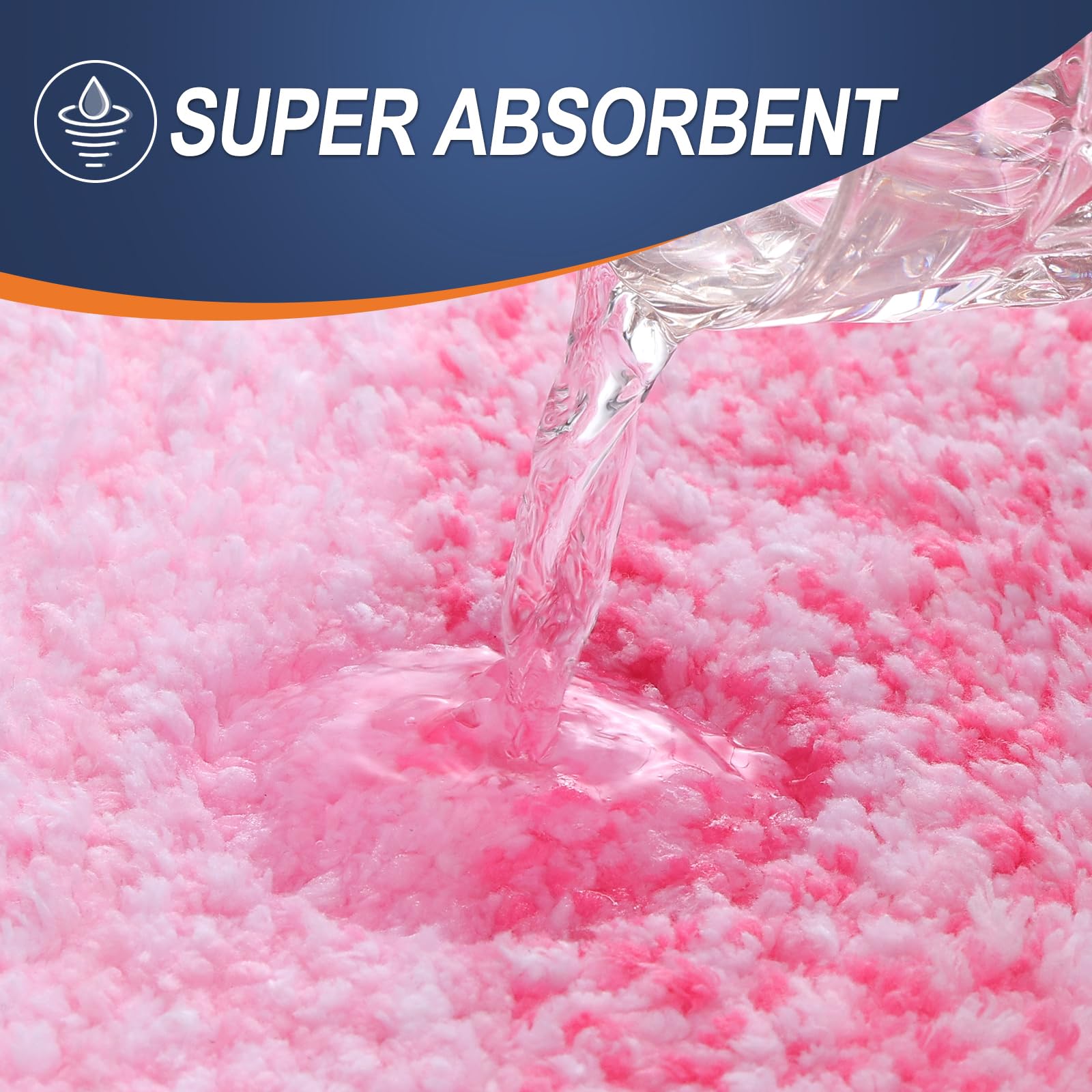 OLANLY bath rug machine washable for easy cold-water cleaning.