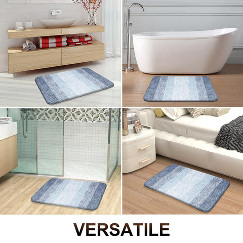 OLANLY multipurpose rug suitable for bathroom, vanity, or entry