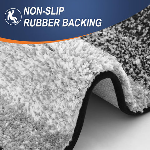 OLANLY plush shaggy texture soft pile adds warmth.