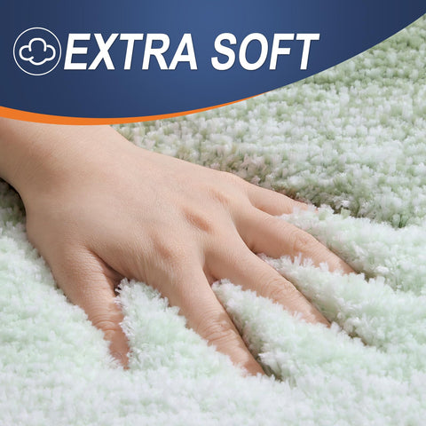 OLANLY bath rug TP rubber backing provides stable grip on tiles