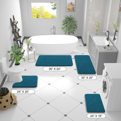 OLANLY Soft underfoot comfort for daily bathroom routines.