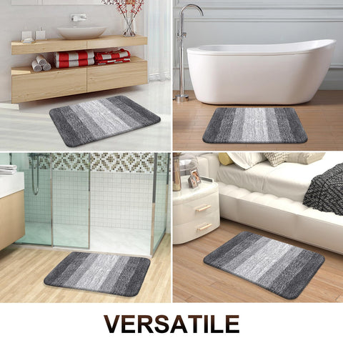 OLANLY bathroom rug fits sinks and showers for versatile decor.