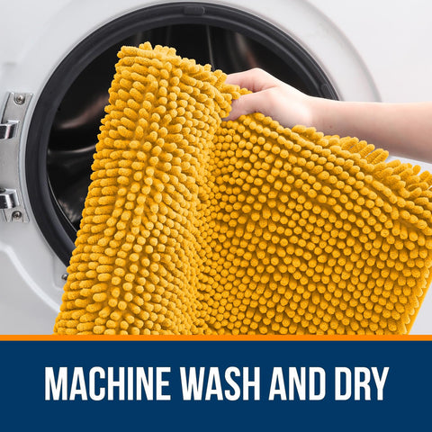 OLANLY rug machine washable for easy care