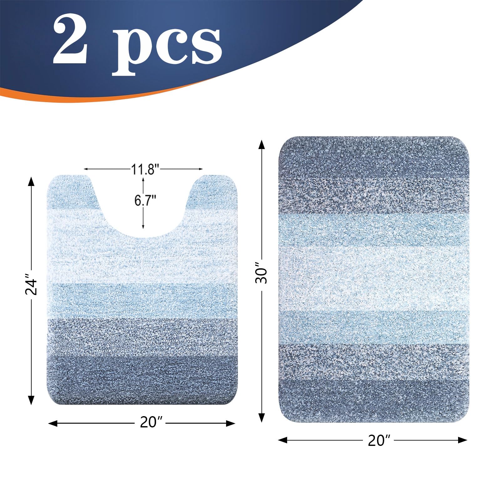 OLANLY blue microfiber close-up highlighting soft texture and quick-dry potential.