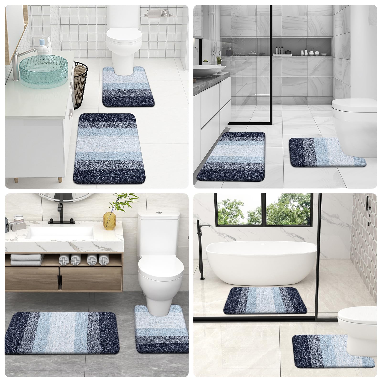 OLANLY versatile set suitable for bathroom, vanity, or guest bath.