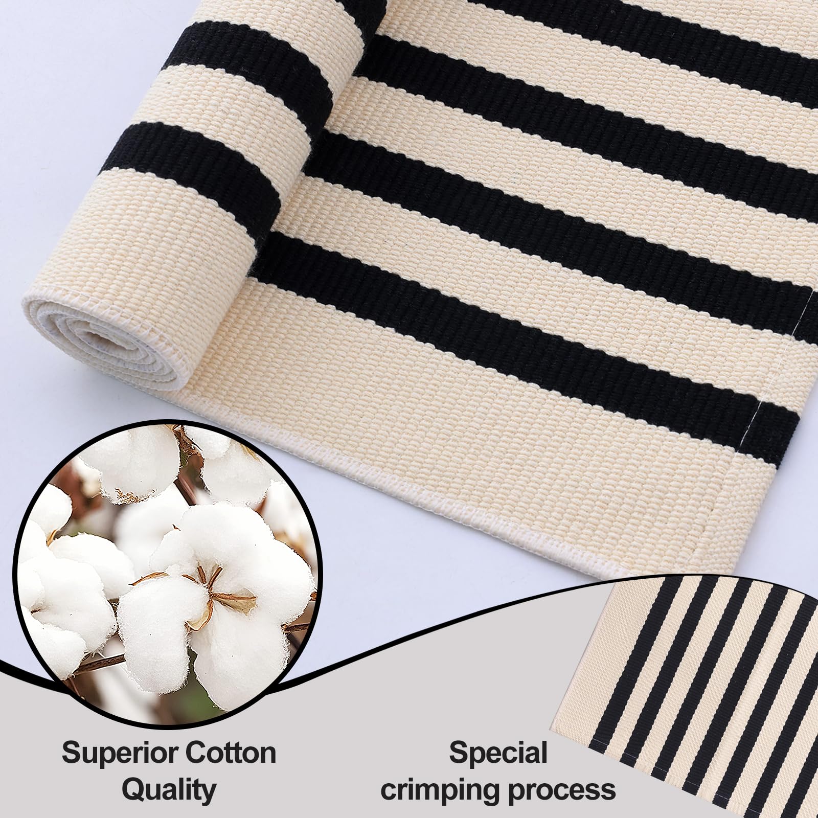 OLANLY entryway kitchen rug suitable for indoor and outdoor high-traffic areas.