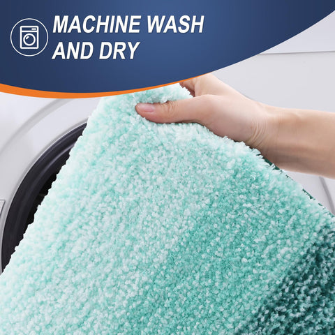 OLANLY mats in machine-wash setting for easy care