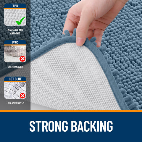 OLANLY machine-washable bath mat for easy refreshes.