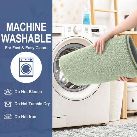 OLANLY machine-washable bath mat for easy cleaning.