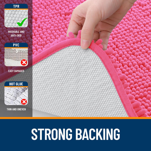OLANLY machine-washable bath mat for easy care