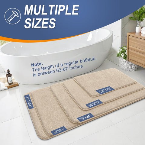 OLANLY machine-washable bath mat for easy care and refresh