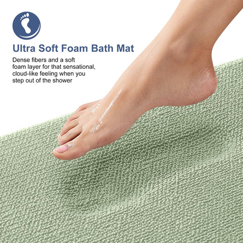 OLANLY memory foam texture close-up, silky velvet surface for gentle support.