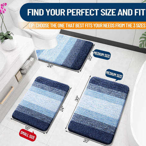 OLANLY microfiber shag close-up highlighting plush texture and quick-dry design