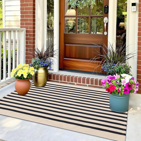 OLANLY non-slip tips promote safe use with a rug pad on slick floors.