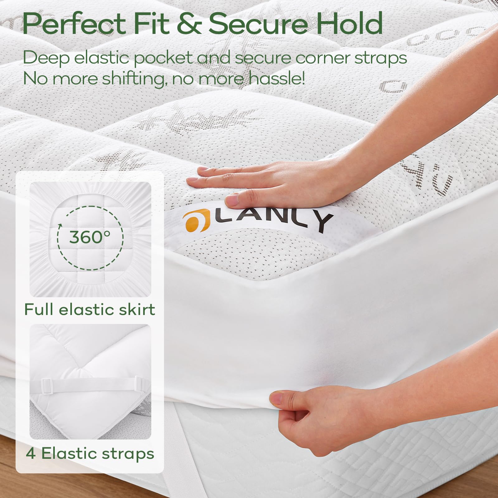 OLANLY Pillow-top plushness adds hotel-like softness to beds.