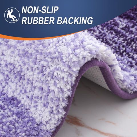 OLANLY quick-drying bath mat after showering keeps bathroom tidy